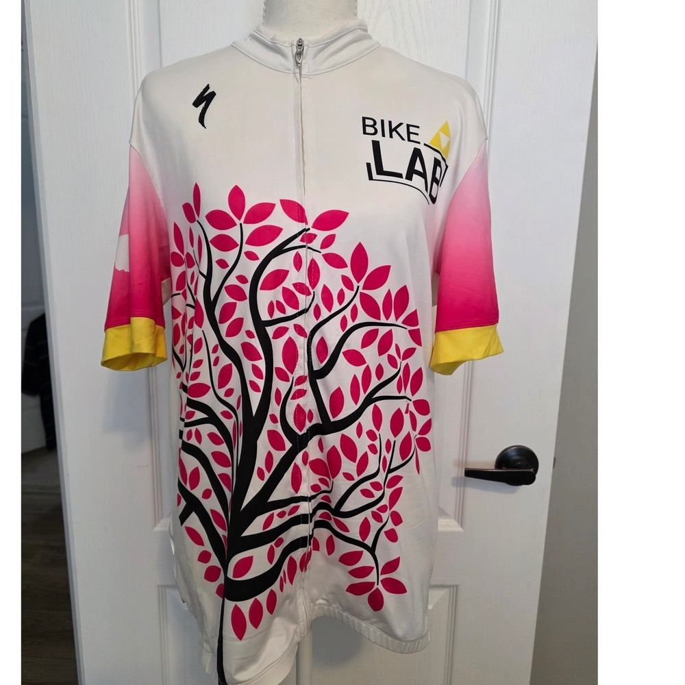 Specialized Bike Lab OKC Redbud Classic 2019 Cycling Jersey Womens Large‎ White